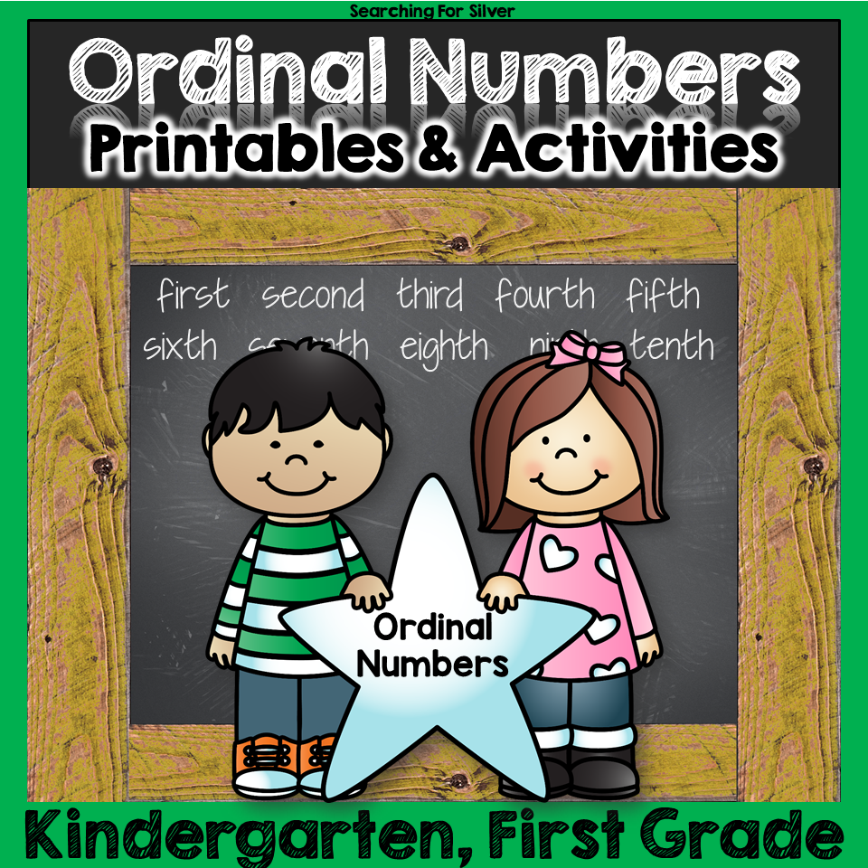 Ordinal Numbers Printables & Activities - Searching For Silver