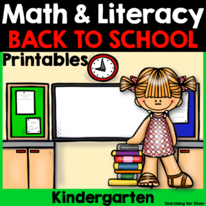 Back to school math and literacy printables worksheets morning work centers