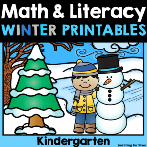 Lots of math and literacy practice to help students stay sharp all winter. With these fun and engaging printables, kindergarteners can practice and develop core skills. No-prep required! This packet also works well for advanced preschoolers and first grade review.