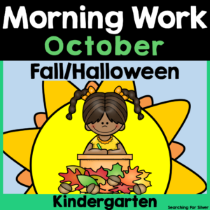 October Morning Work Kindergarten