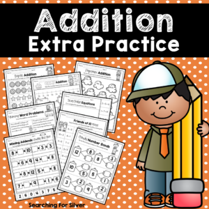 Addition Extra Practice Printables